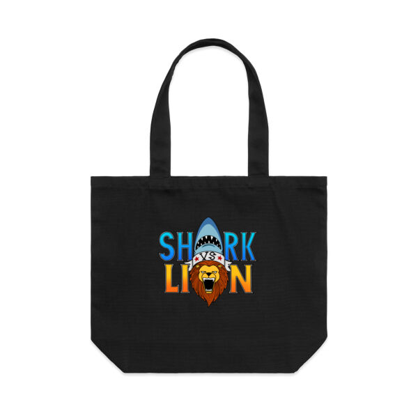 Shark vs Lion - Shoulder Tote - Shoulder Tote Thumbnail